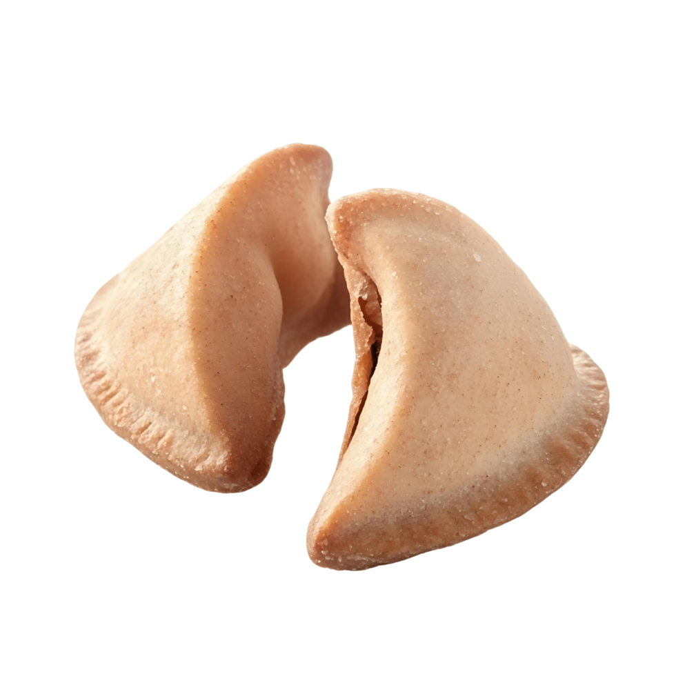 Fortune Cookie Isolated on Transparent Background png