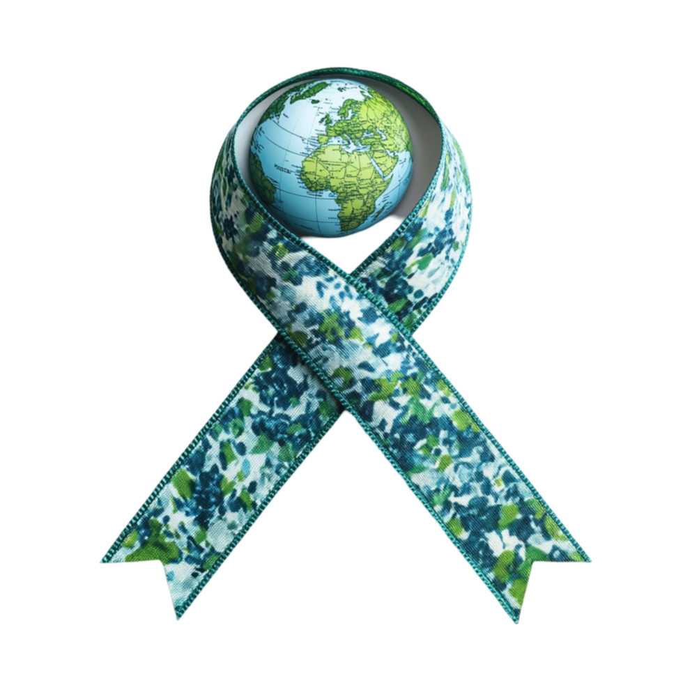 Earth Ribbon with Globe png