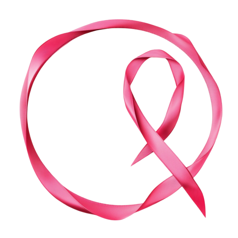 Pink Ribbon in Circle Symbol png