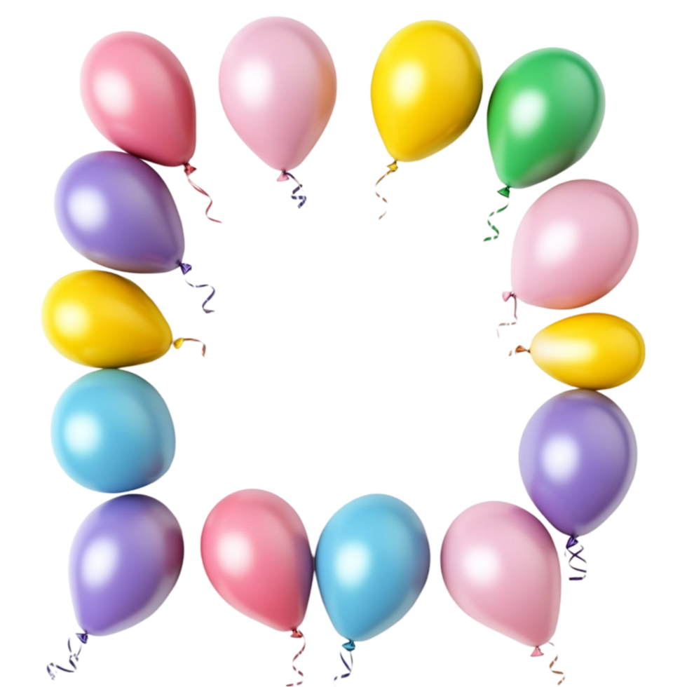 Balloon Circle Frame png