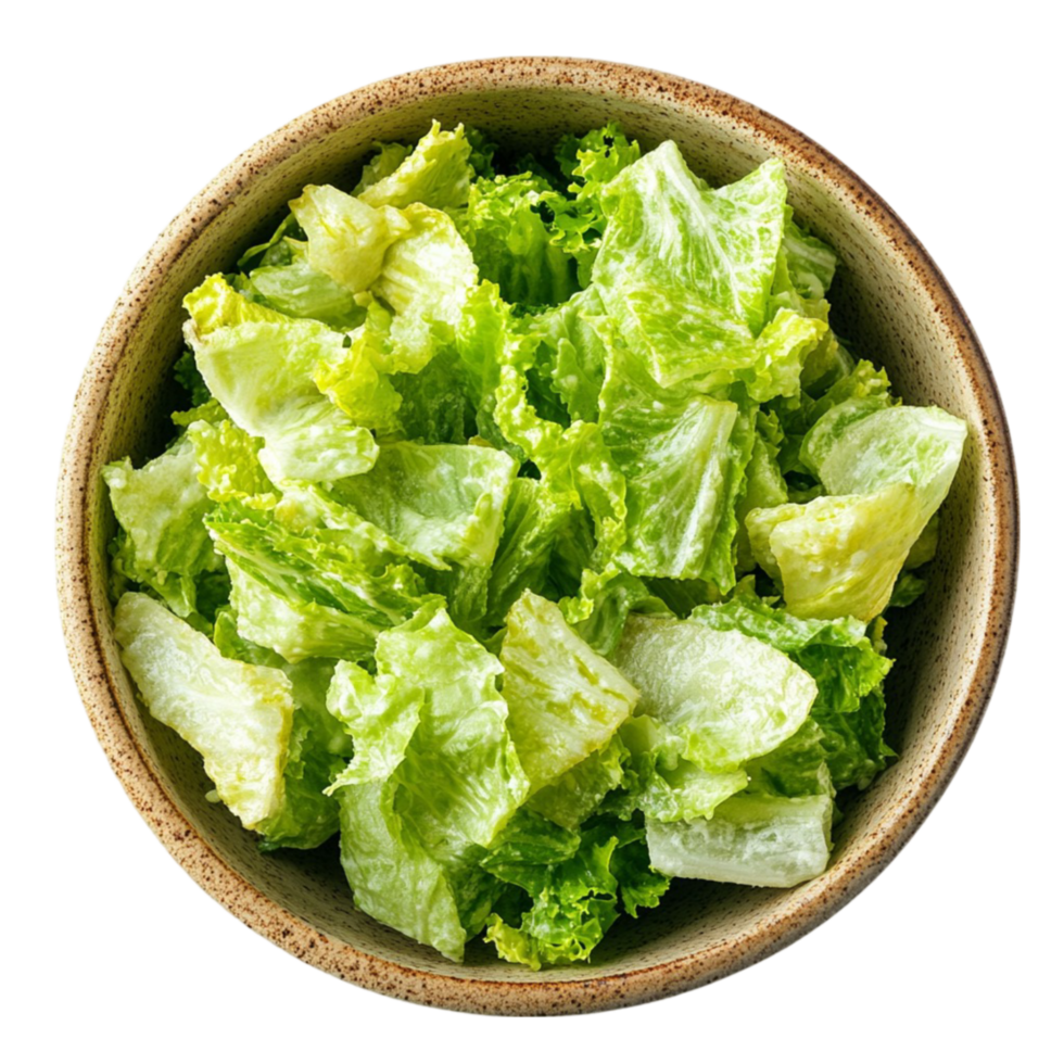 Lettuce Salad on Transparent Background png