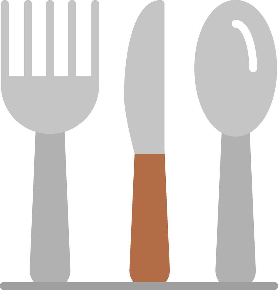 Cutlery Flat Illustration Icon Design vector