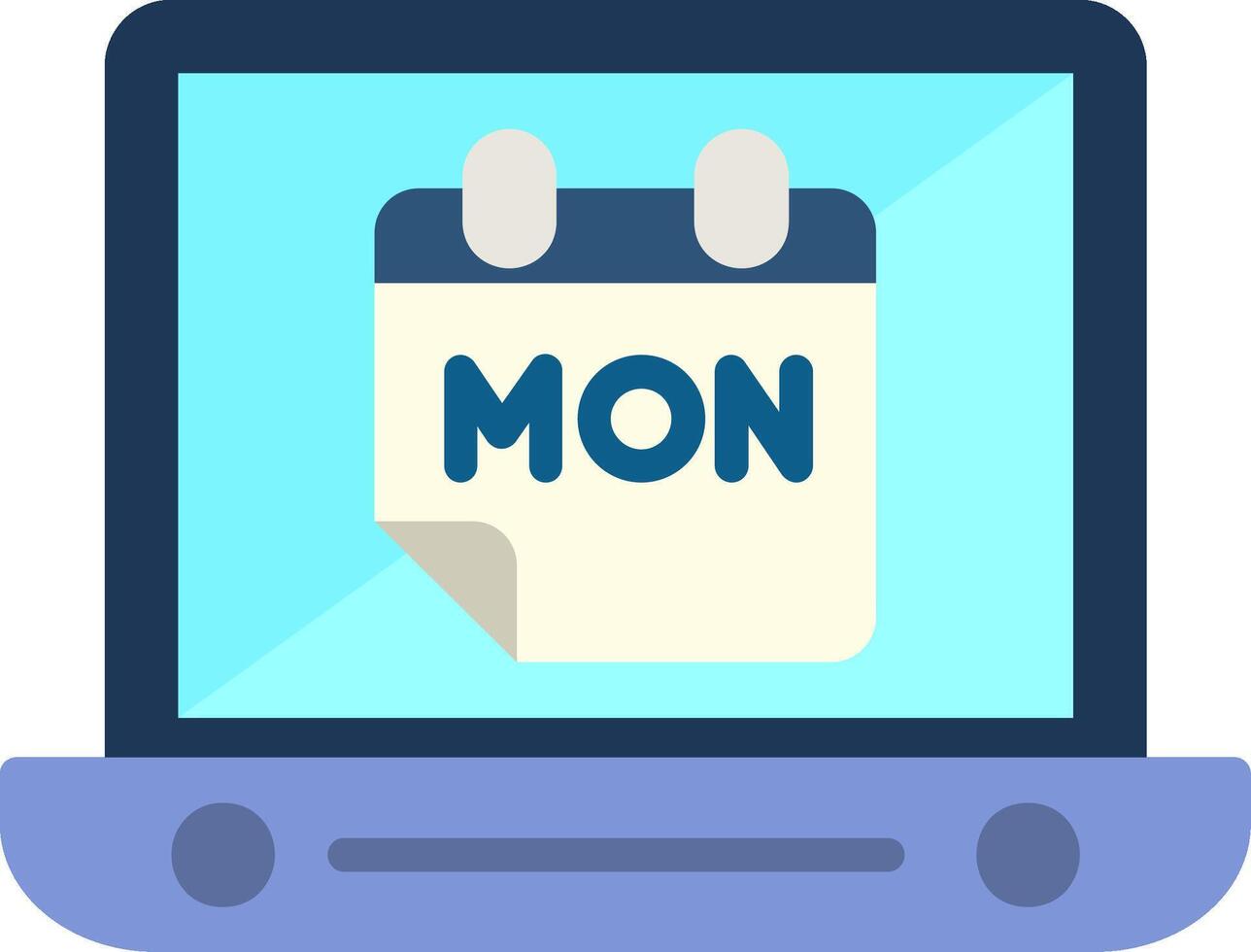 Cyber Monday Flat Illustration Icon Design vector