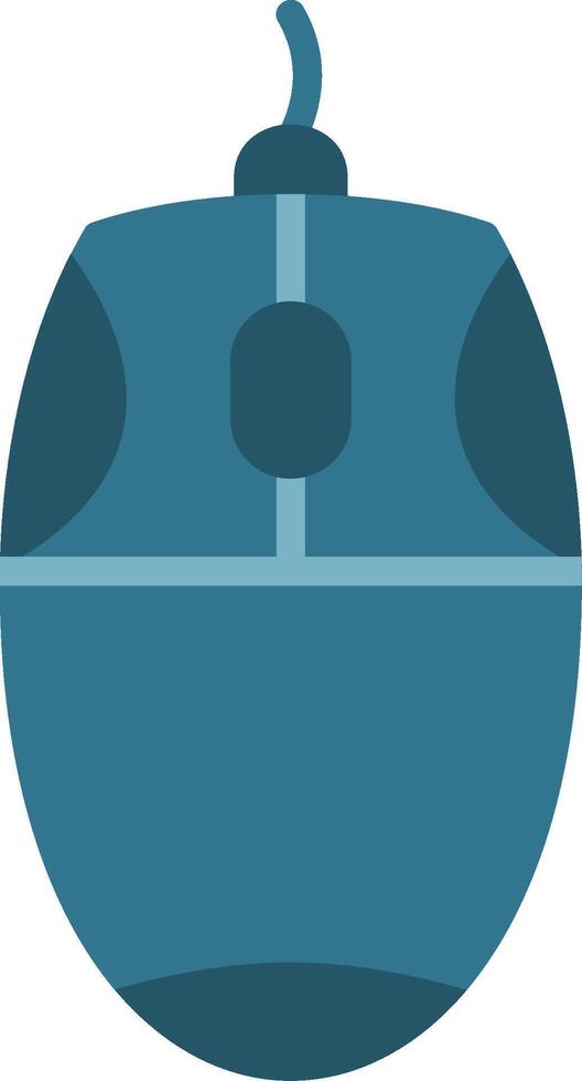 Mouse Flat Illustration Icon Design vector