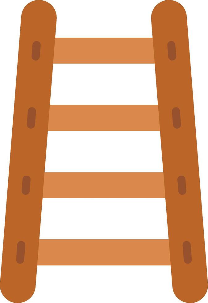 Ladder Flat Illustration Icon Design vector