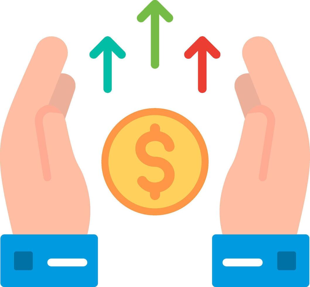 Capital Flat Illustration Icon Design vector
