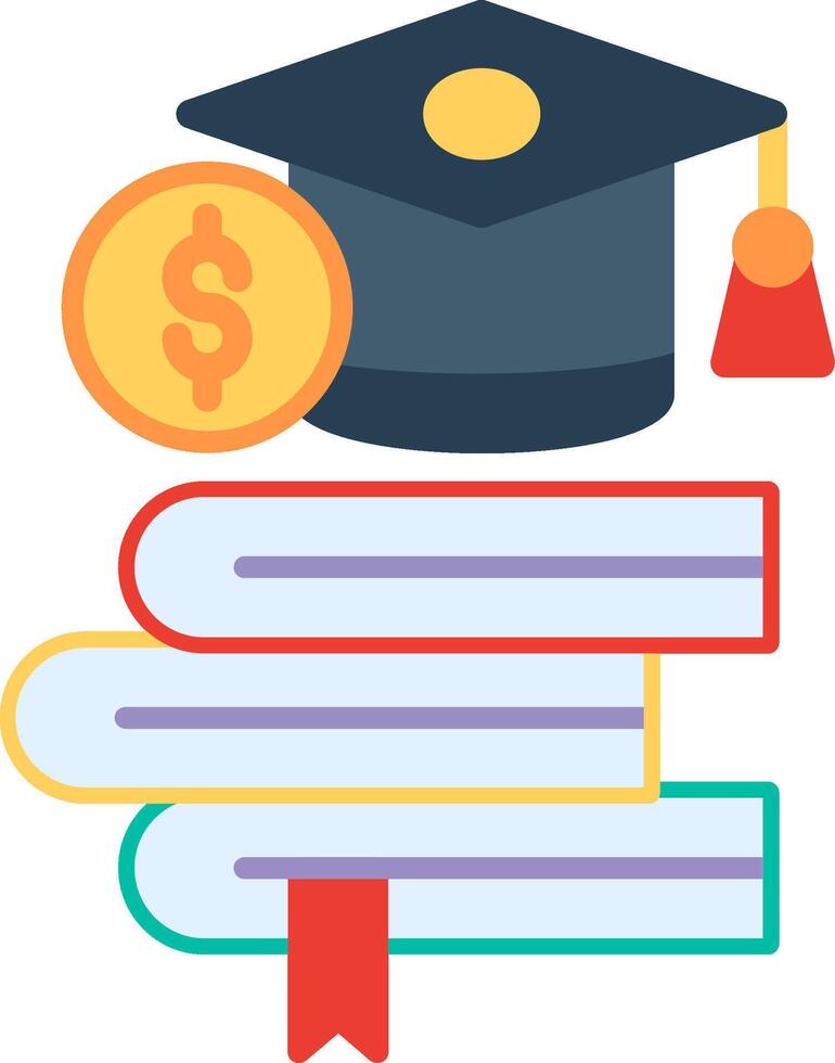 Education Flat Illustration Icon Design vector