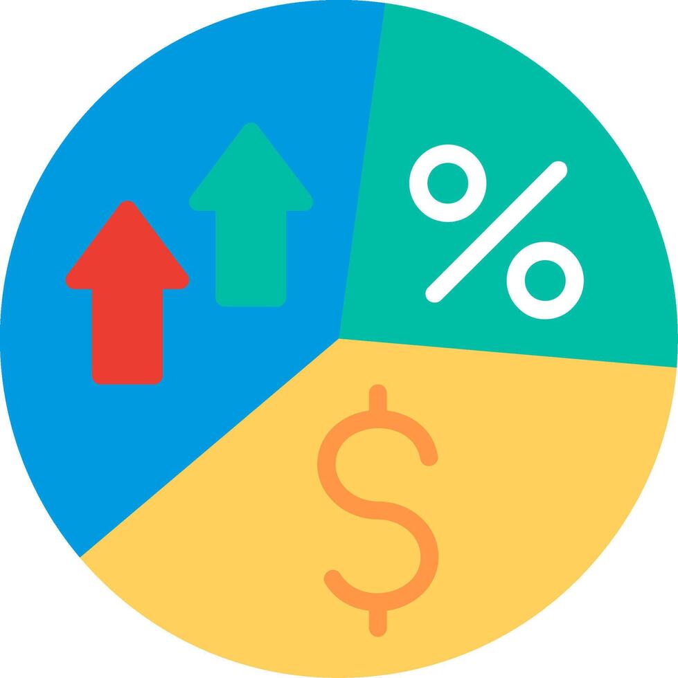 Margin Flat Illustration Icon Design vector