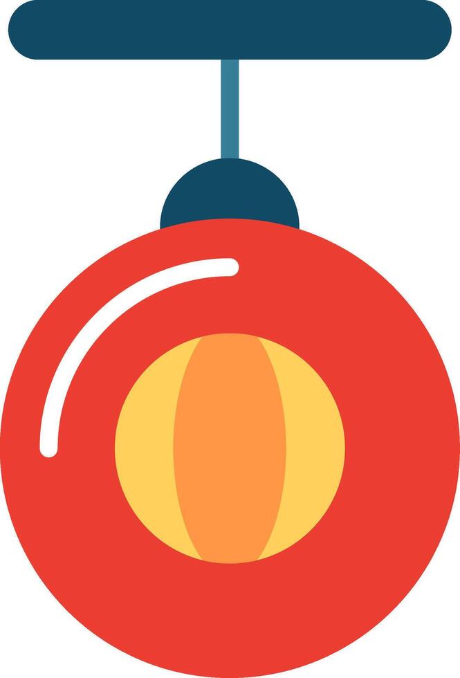 Punching Ball Flat Illustration Icon Design vector