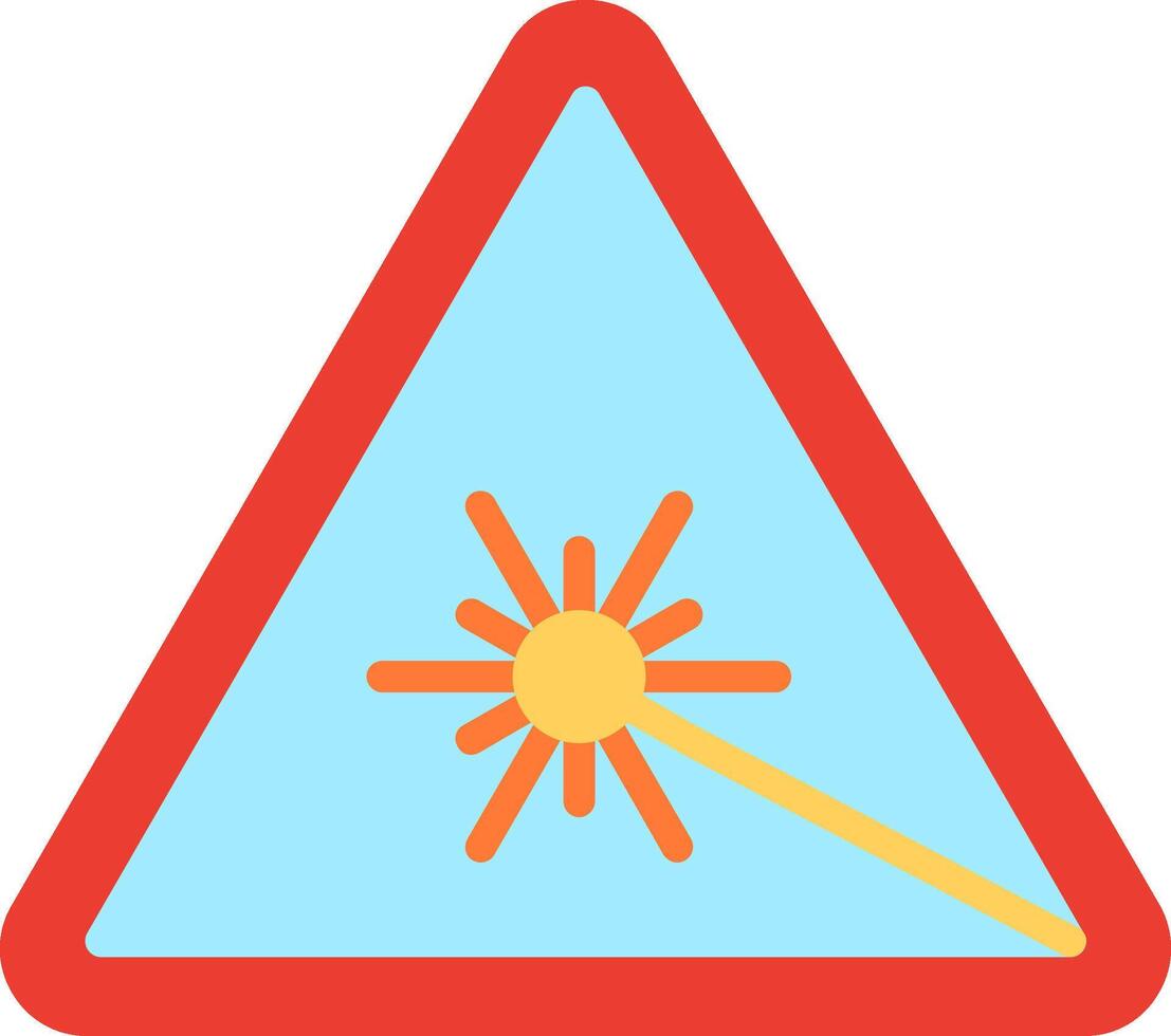 Laser Flat Illustration Icon Design vector