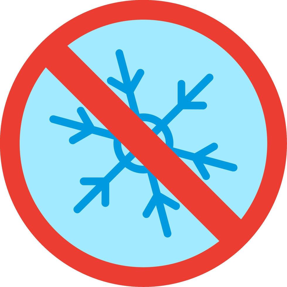 Snow Flat Illustration Icon Design vector