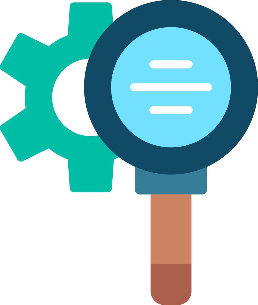 Optimization Flat Illustration Icon Design vector
