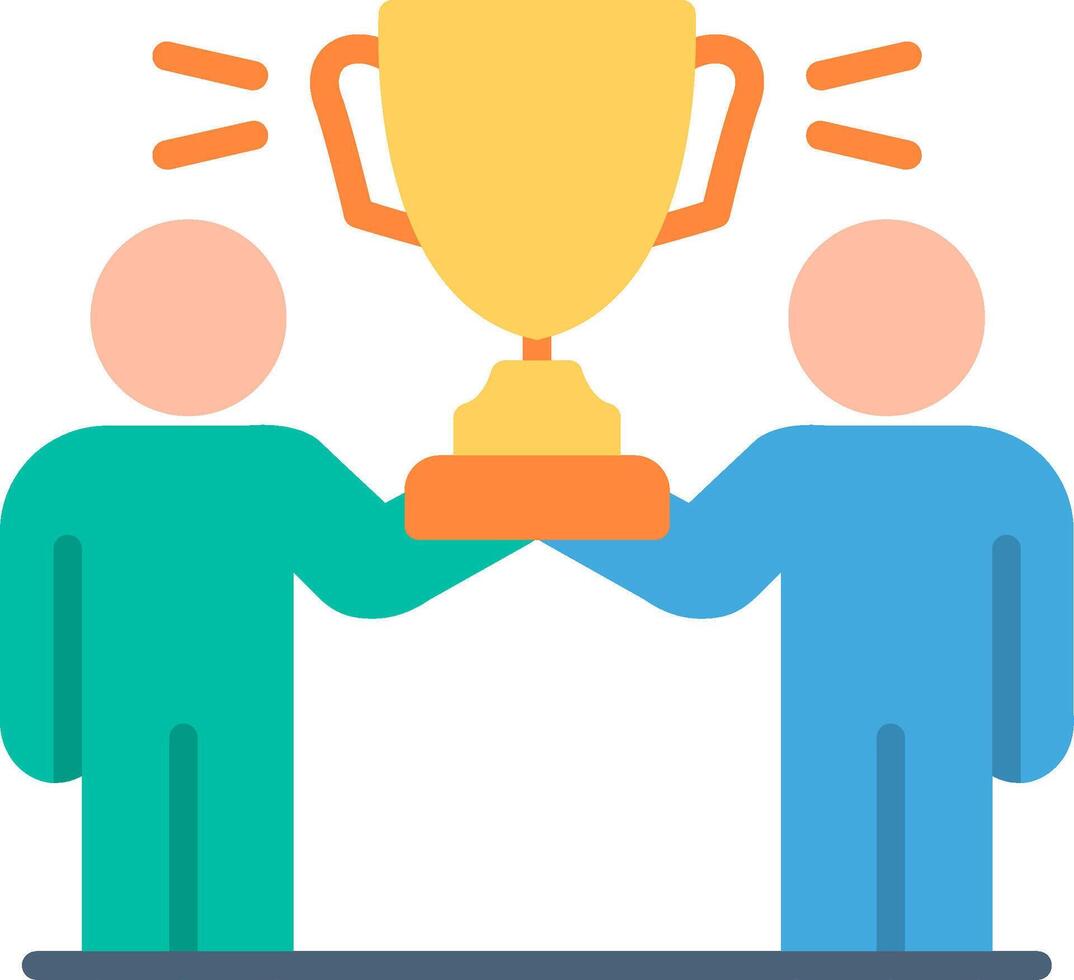 Prize Flat Illustration Icon Design vector