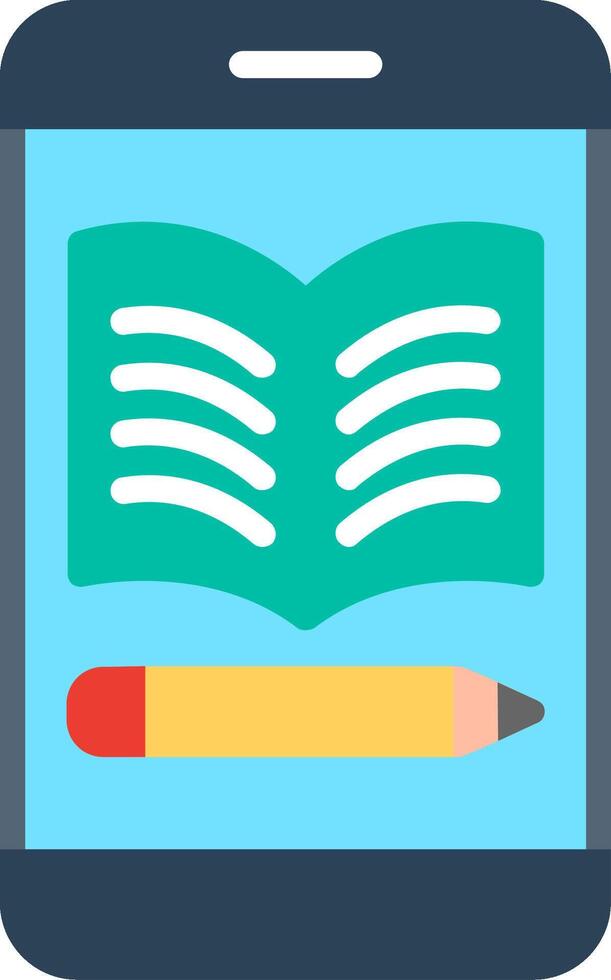Book Flat Illustration Icon Design vector