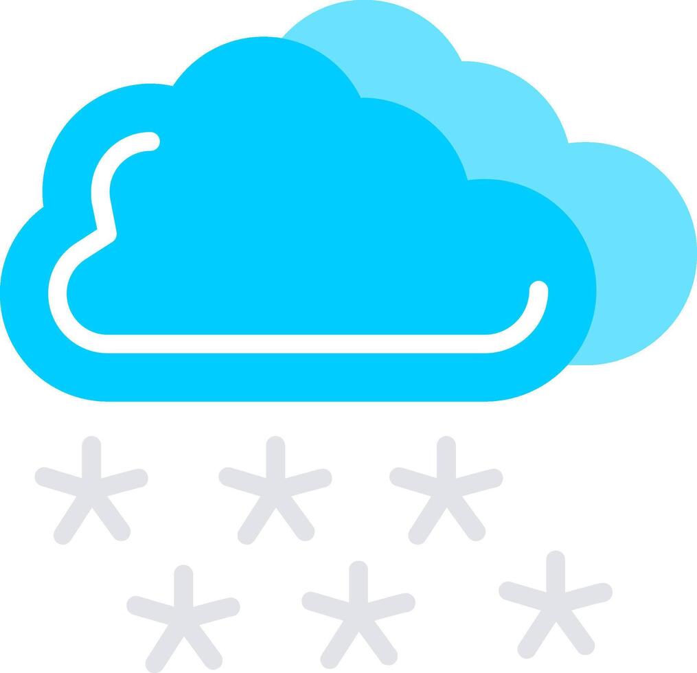 Winter Flat Illustration Icon Design vector