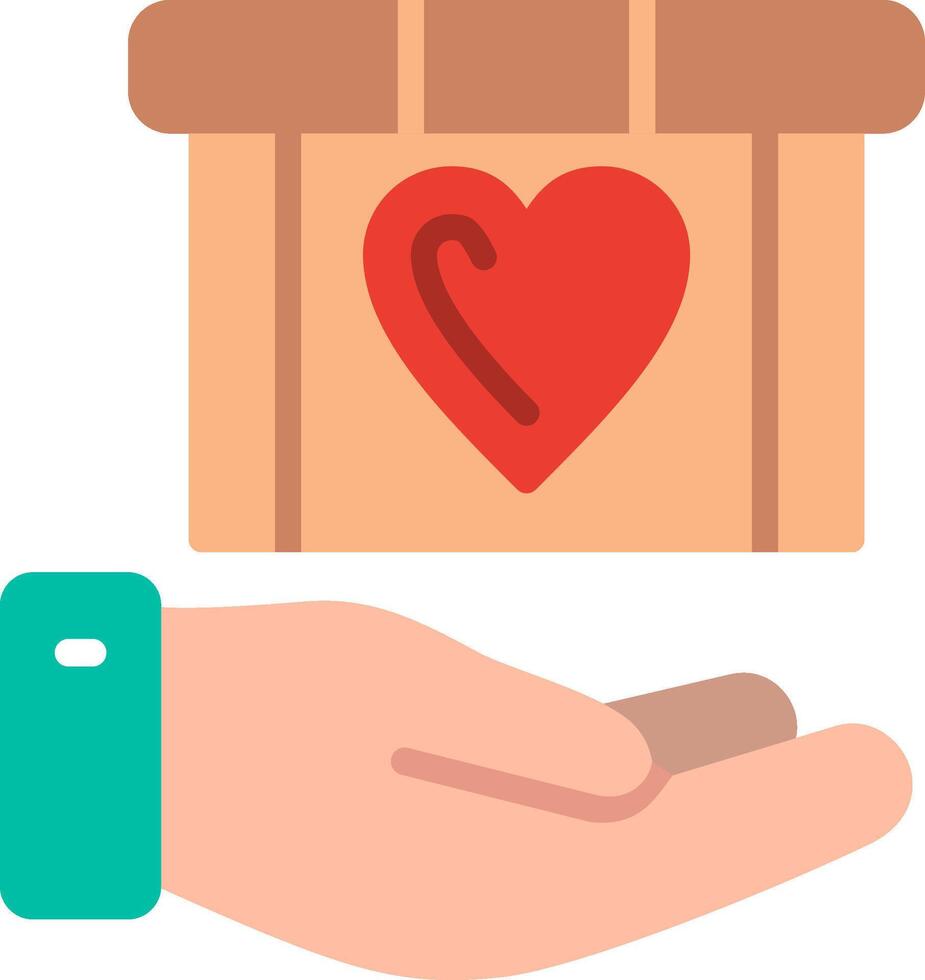 Funding Flat Illustration Icon Design vector