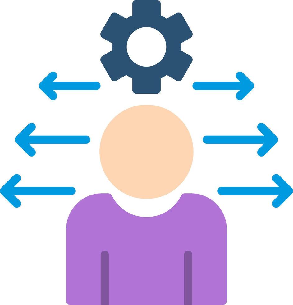 Flexible Flat Illustration Icon Design vector