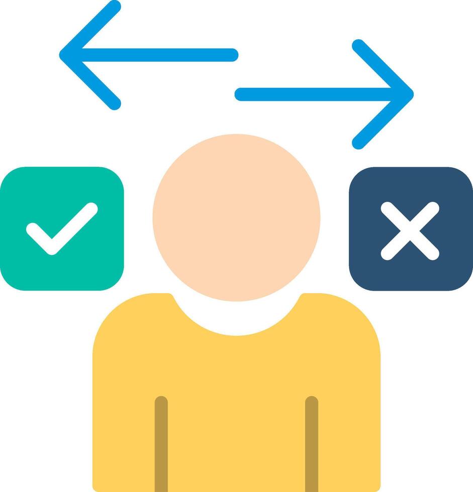 Directional Flat Illustration Icon Design vector
