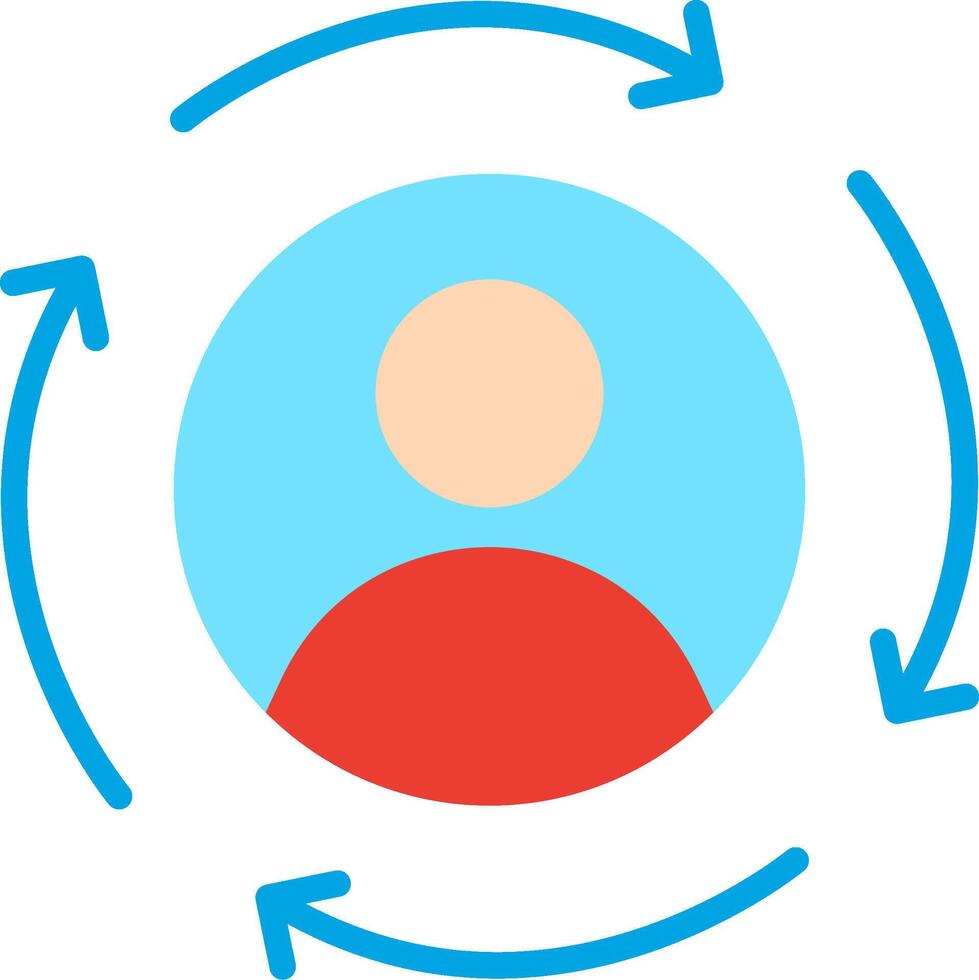 Consistency Flat Illustration Icon Design vector