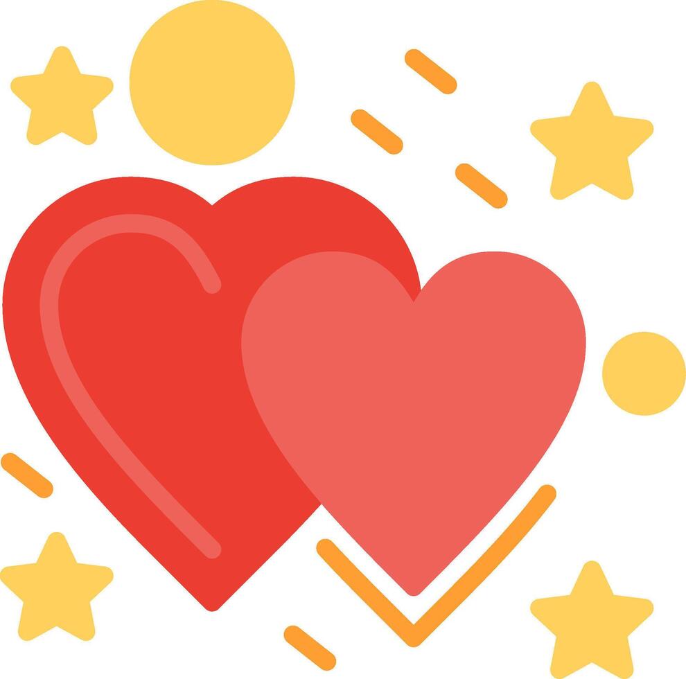Sincerity Flat Illustration Icon Design vector