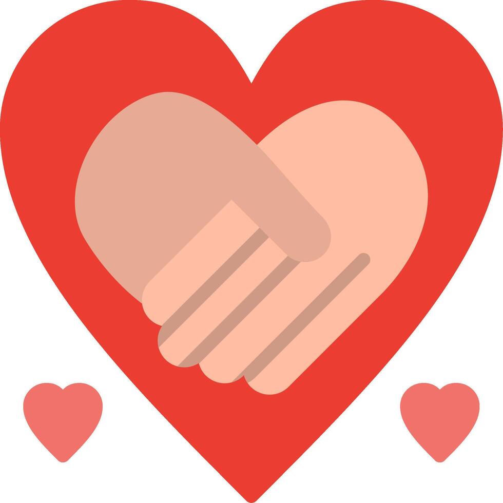 Empathy Flat Illustration Icon Design vector