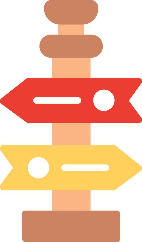Guidance Flat Illustration Icon Design vector
