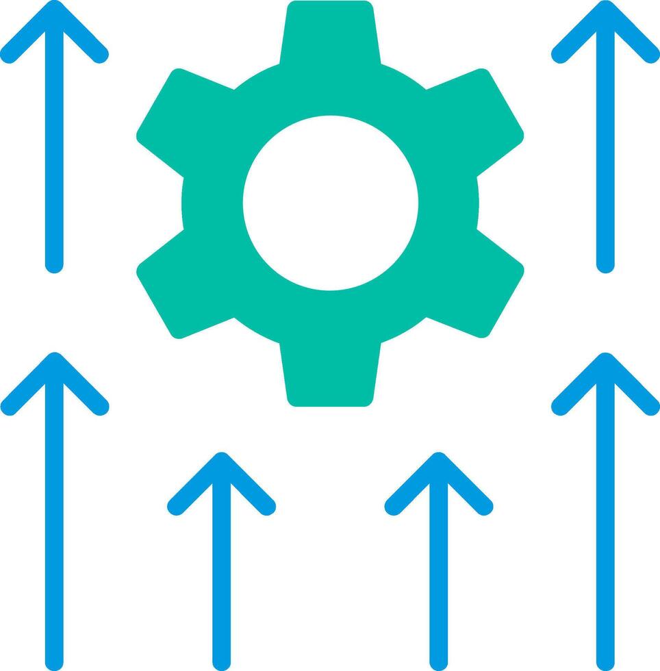 Improvement Flat Illustration Icon Design vector