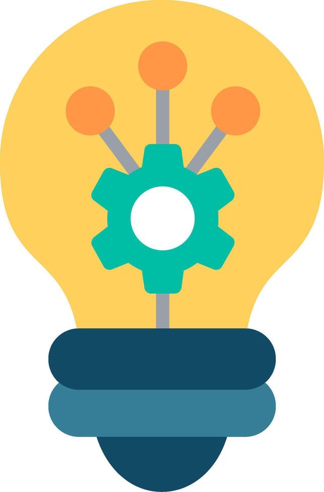 Invention Flat Illustration Icon Design vector