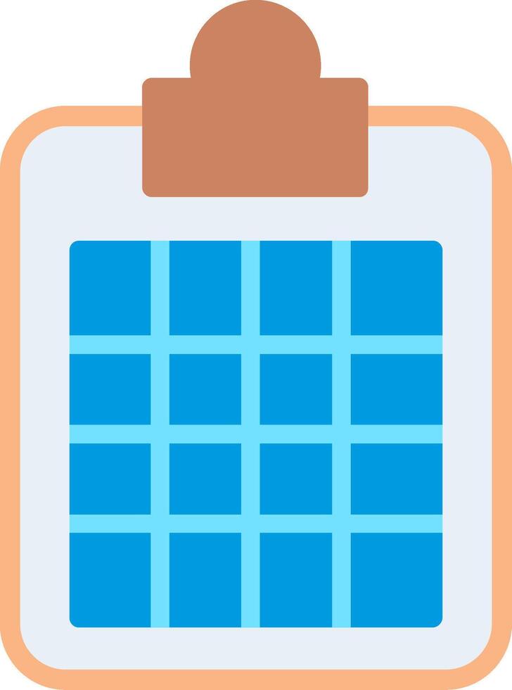 Clipboard Flat Illustration Icon Design vector