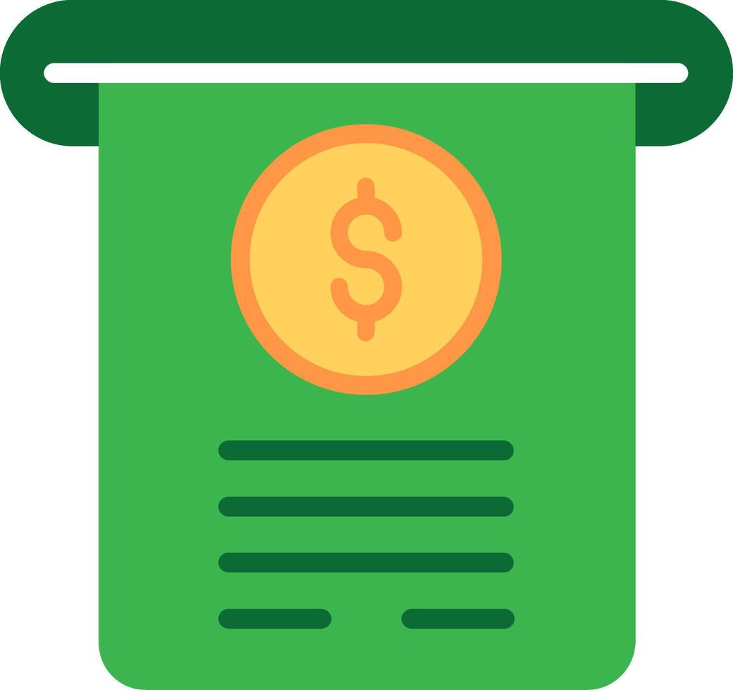 Payroll Flat Illustration Icon Design vector