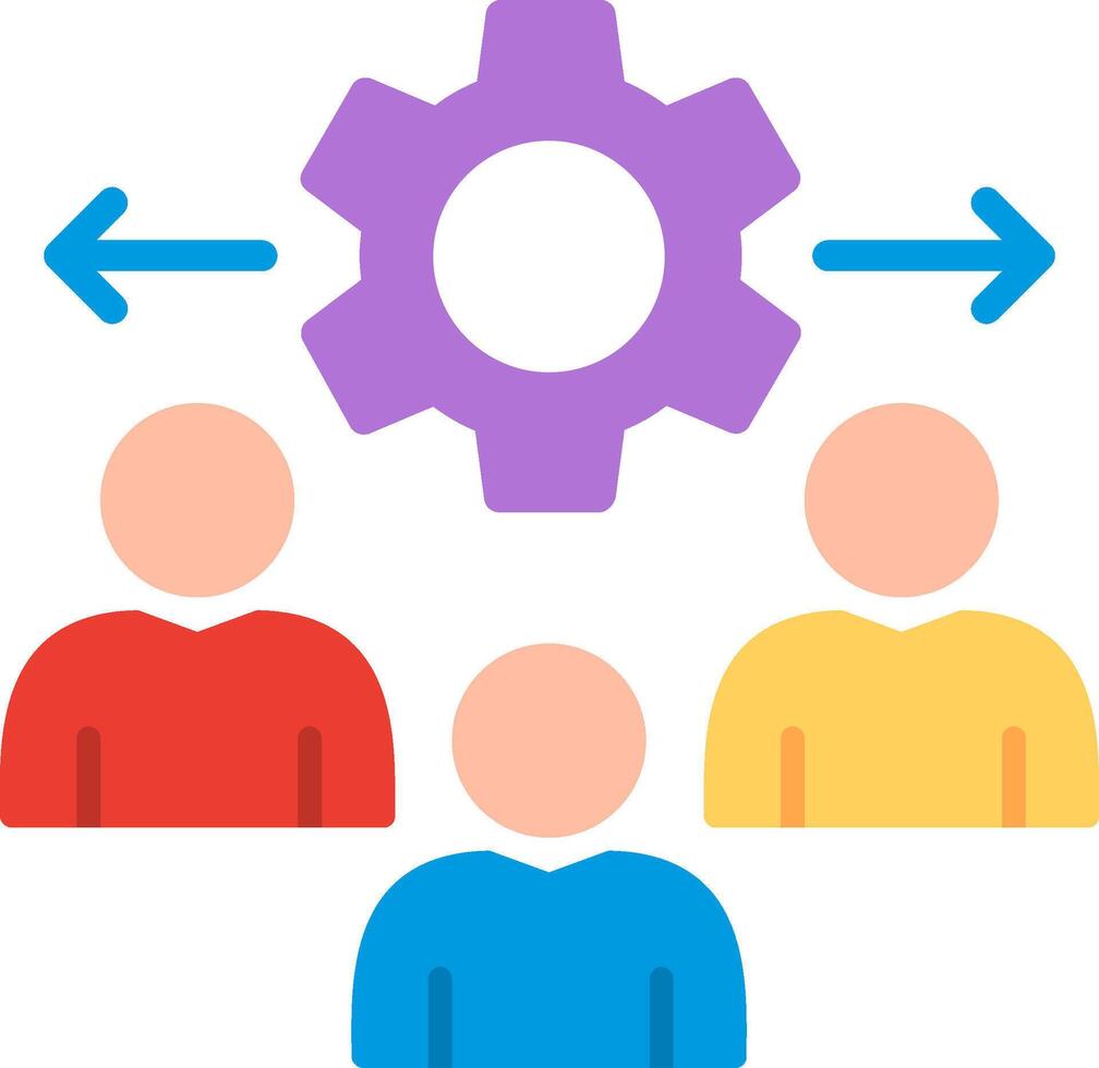Customer Behavior Flat Illustration Icon Design vector