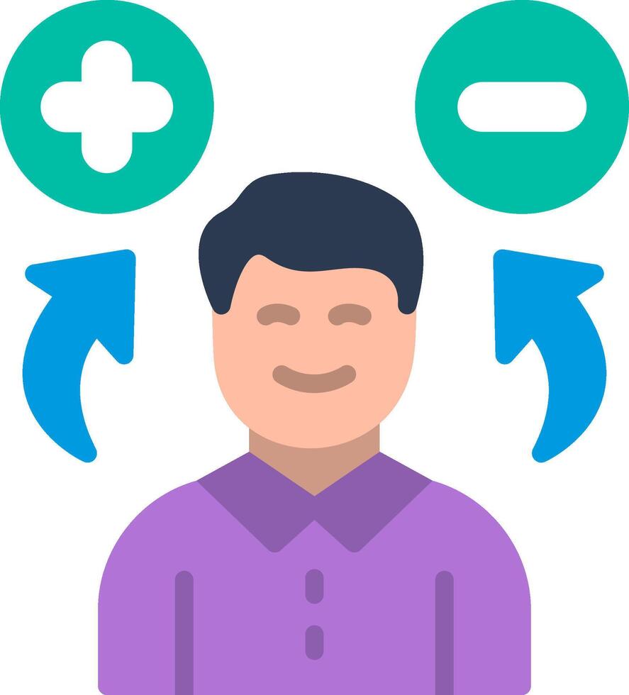 Feasibility Flat Illustration Icon Design vector