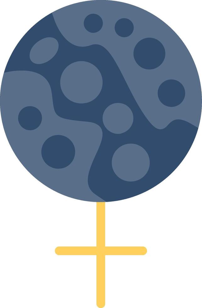Venus Flat Illustration Icon Design vector