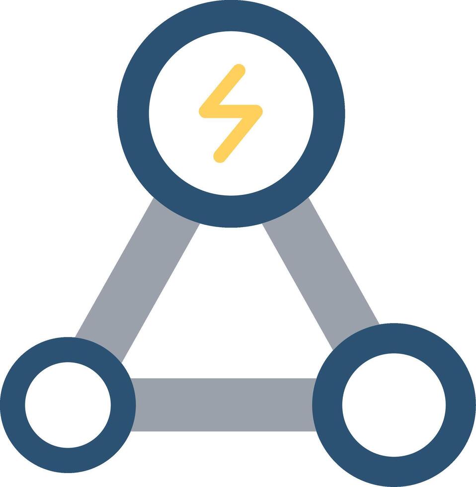 Hybrid Solution Flat Illustration Icon Design vector