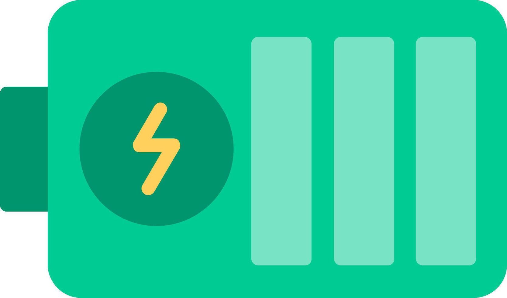 Battery Level Flat Illustration Icon Design vector