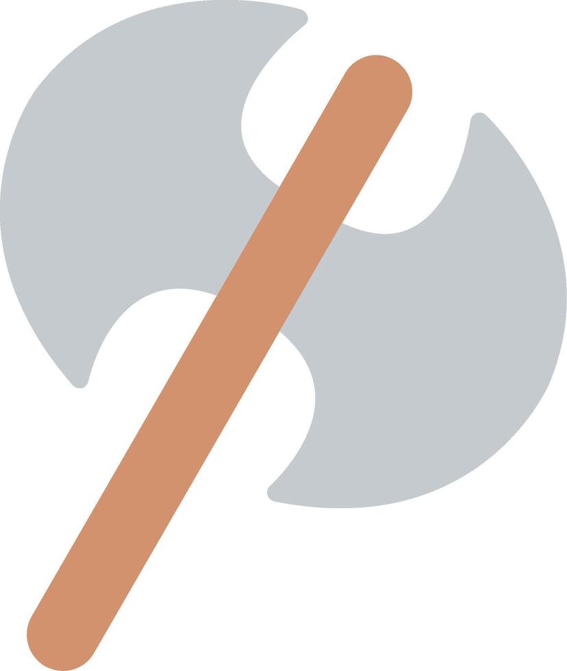 Labrys Flat Illustration Icon Design vector