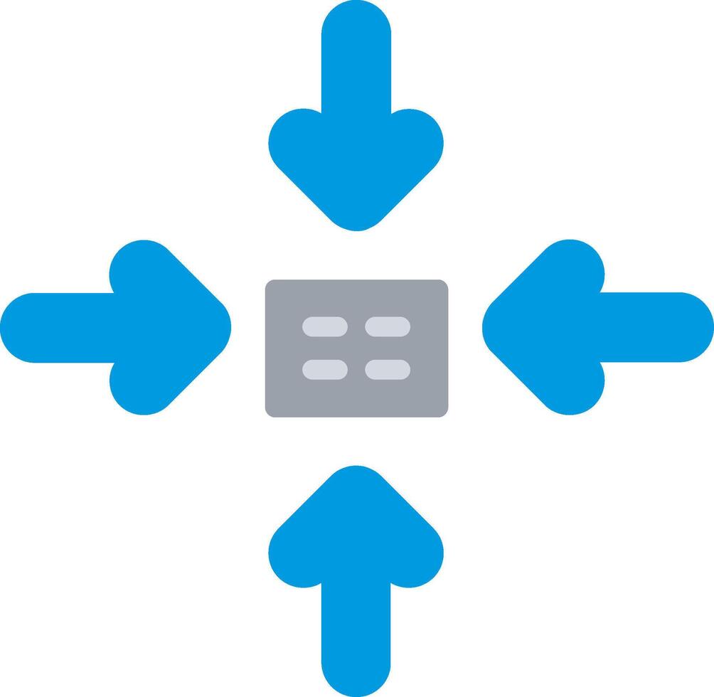 Shrink Flat Illustration Icon Design vector