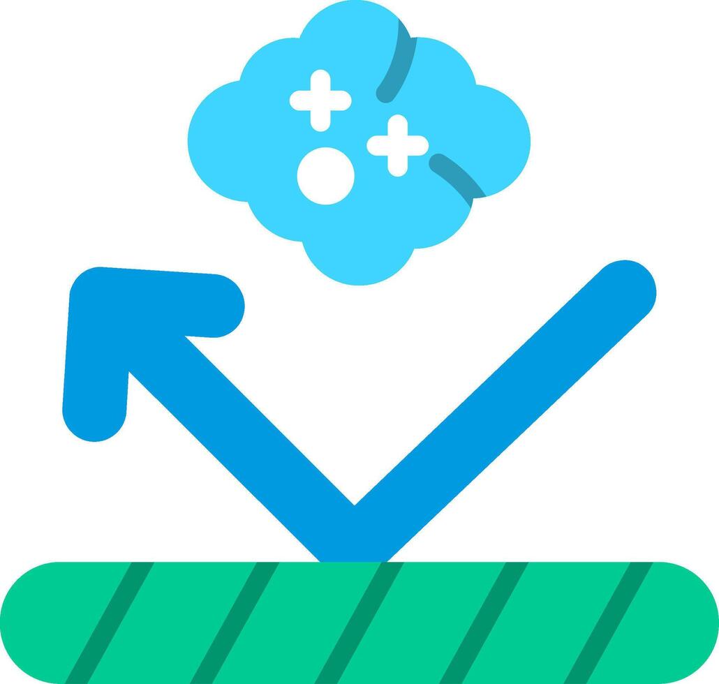 Dust Flat Illustration Icon Design vector