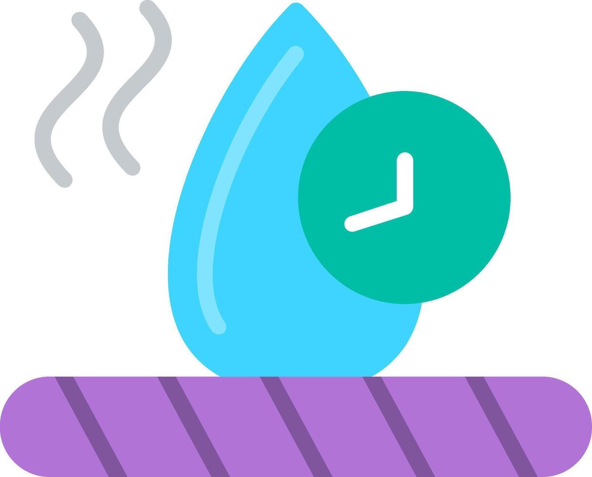 Fast Dry Flat Illustration Icon Design vector