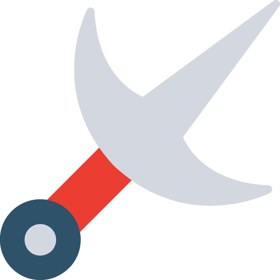 Kunai Flat Illustration Icon Design vector