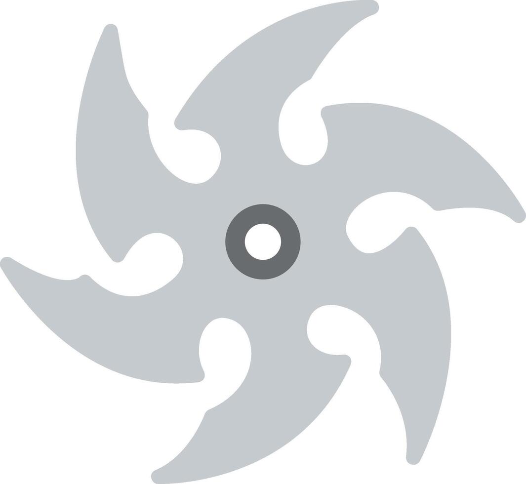 Ninja blade Flat Illustration Icon Design vector