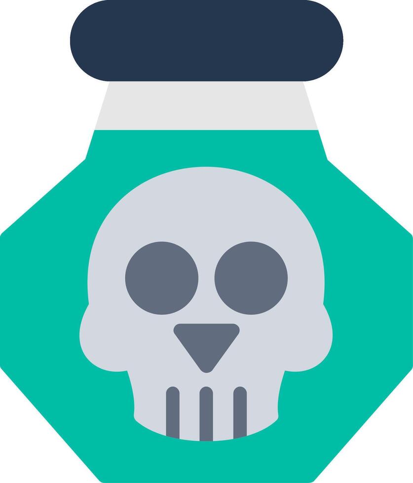 Posion Flat Illustration Icon Design vector