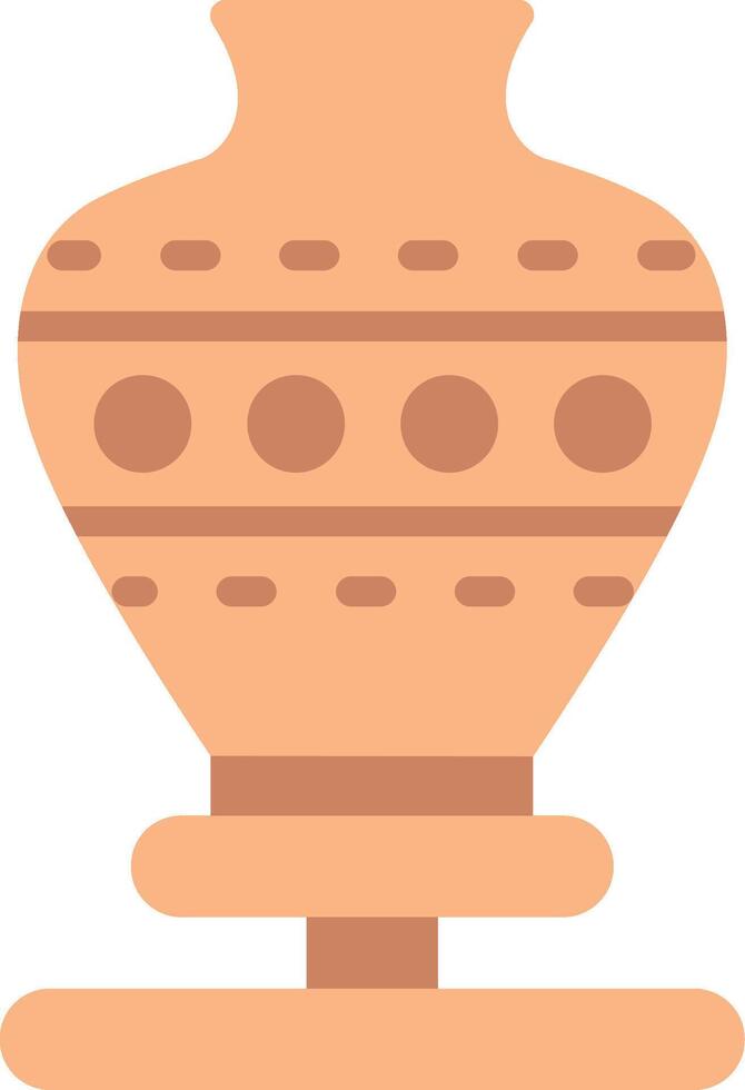 Pottery Flat Illustration Icon Design vector