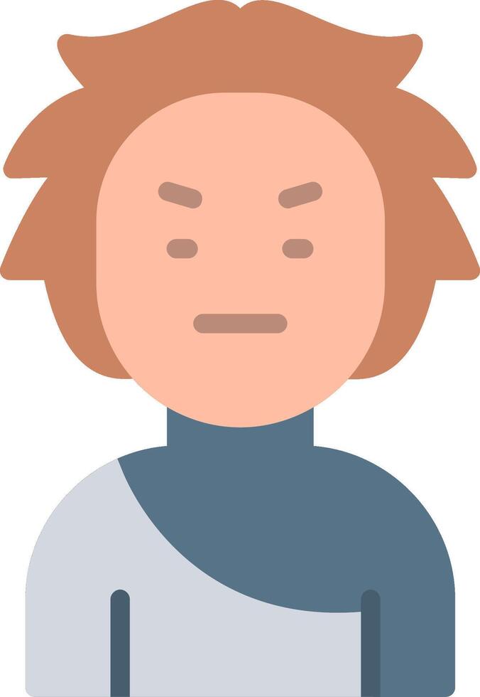 Caveman Flat Illustration Icon Design vector