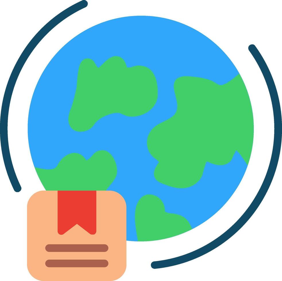Export Flat Illustration Icon Design vector