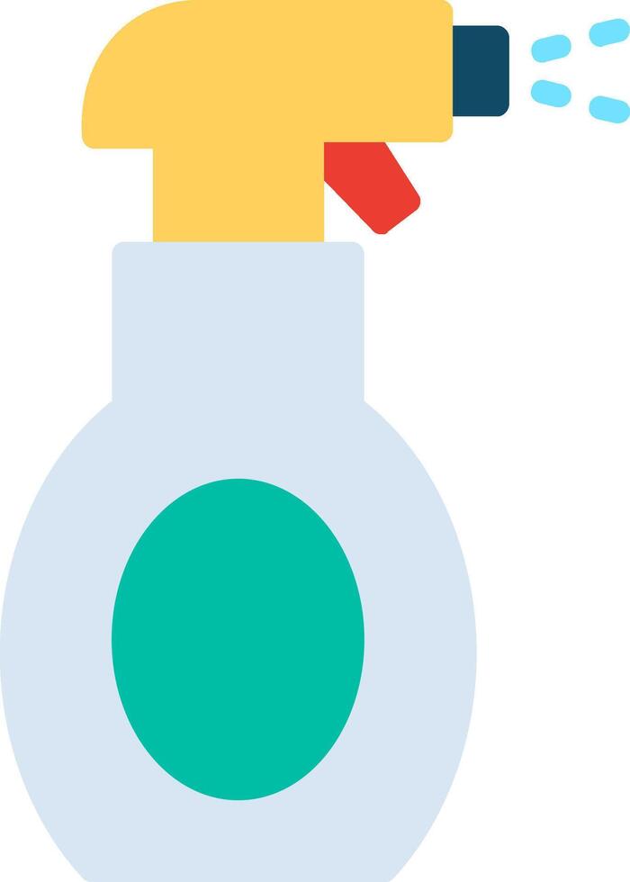 Water Spray Flat Illustration Icon Design vector