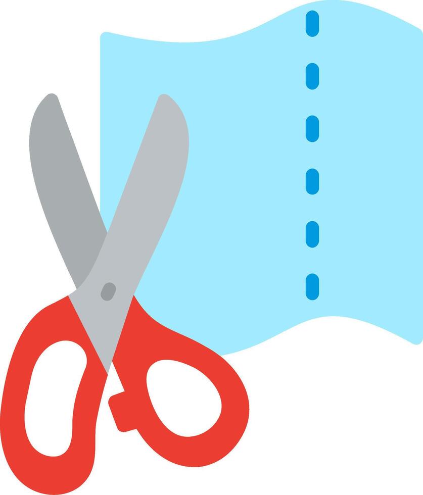 Cutting Flat Illustration Icon Design vector