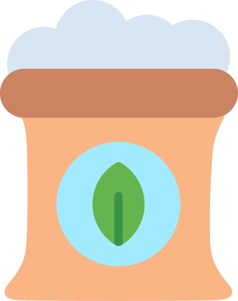 Fertilizer Flat Illustration Icon Design vector