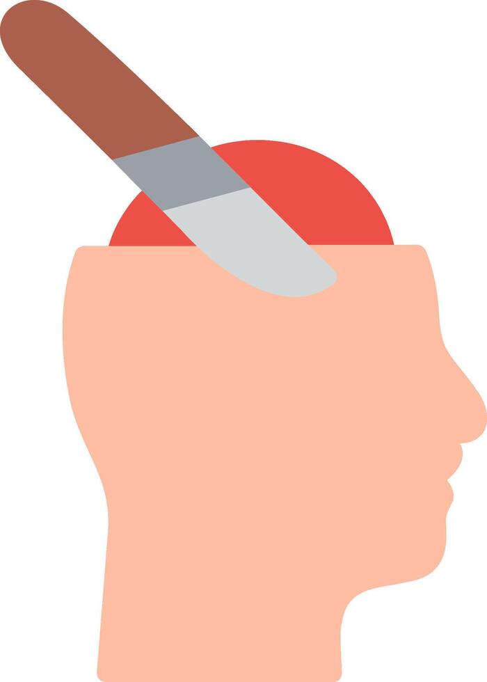 Surgery Flat Illustration Icon Design vector