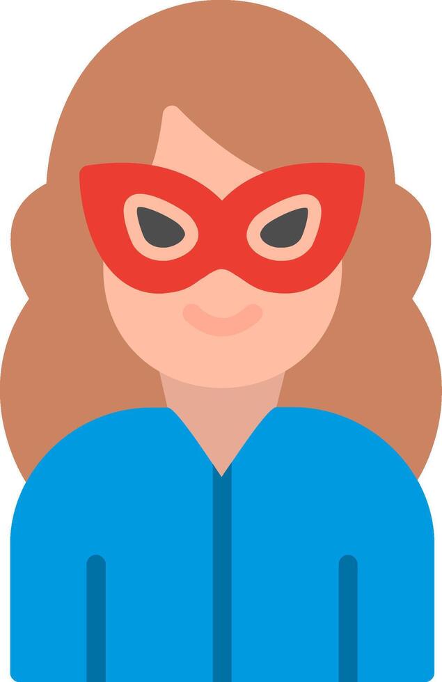 Hero Flat Illustration Icon Design vector